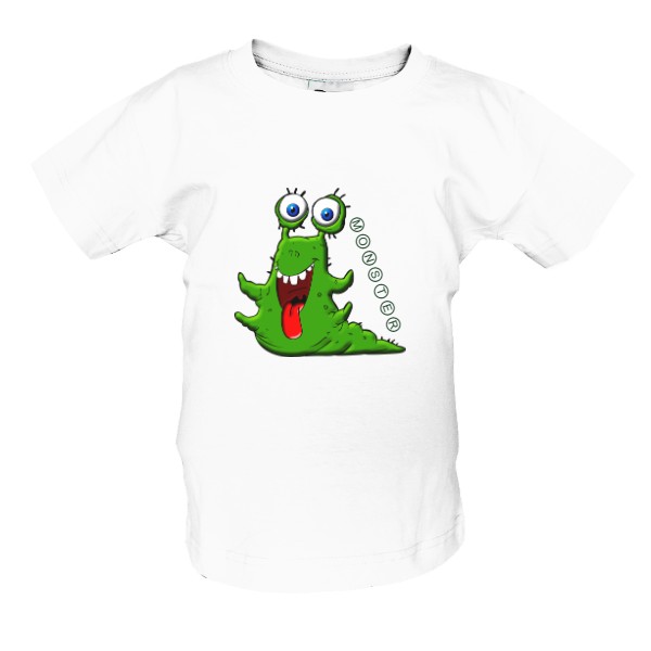 Tričko s potiskem Monster silmák